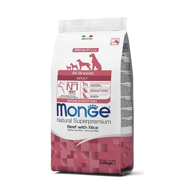 Monge Speciality Line Monoprotein secco Cani Adulti manzo e riso