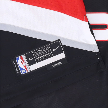 NIKE NBA Canotta Basket Uomo Nba Dri Fit Swingman Jersey No 0 Damian Lillard Porbla Black da uomo