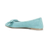 BALLERINA IN PELLE SCAMOSCIATA CON FIOCCO