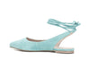 BALLERINA IN PELLE SCAMOSCIATA CON SCHIAVA
