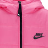 Nike Piumino Lungo Donna Therma Fit Repel Hooded Parka Pinksicle/black/black da donna