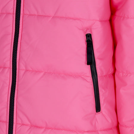 Nike Piumino Lungo Donna Therma Fit Repel Hooded Parka Pinksicle/black/black da donna
