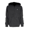 SALTY CREW Felpa Cappuccio Zip Uomo Refuge Sherpa Zip Fleece Black Heather da uomo