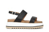 SANDALI 2 FASCE IN PELLE