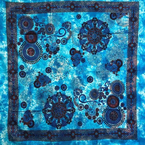 Granfoulard Copritutto in Puro Cotone con frange Pop Fantasy 210x240 cm