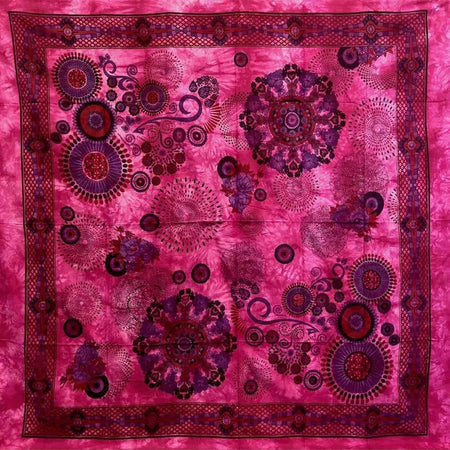 Granfoulard Copritutto in Puro Cotone con frange Pop Fantasy 210x240 cm