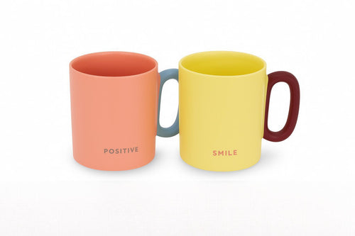 Set due mug smile e positive cc360H&H