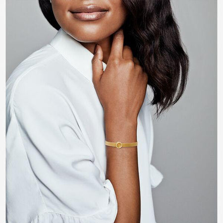 Charm Pandora Reflexions a cerchio con logo Pandora