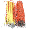 Rete recinto elettrico arancione per pecore h 90 cm x 50 mt