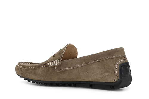 MOCASSINO IN PELLE SCAMOSCIATA