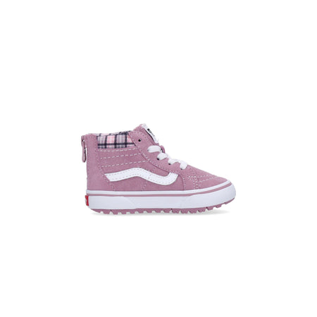 VANS Scarpa Outdoor Bambina Sk8-hi Zip Mte-1 Plaid Lilas da bambino