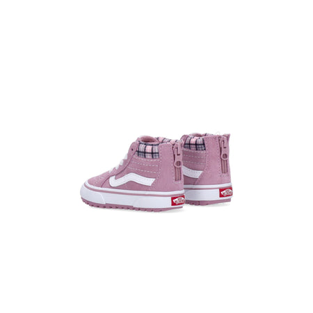 VANS Scarpa Outdoor Bambina Sk8-hi Zip Mte-1 Plaid Lilas da bambino