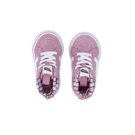 VANS Scarpa Outdoor Bambina Sk8-hi Zip Mte-1 Plaid Lilas da bambino