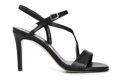 SANDALI ASIMMETRICI METALLIZZATI