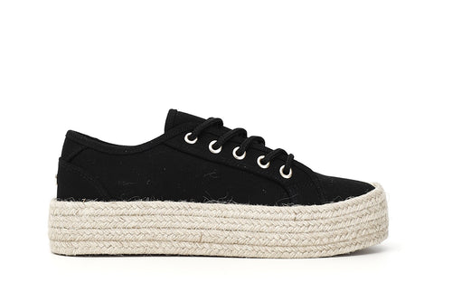 SCARPE IN TESSUTO FONDO CORDA