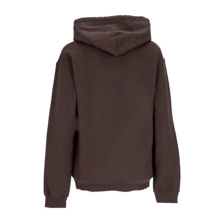 OBEY Felpa Cappuccio Donna Bird Old School Pullover Hood Dark Chocolate da donna