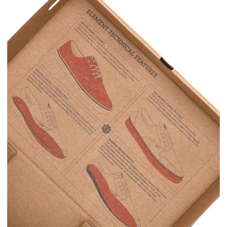 ELEMENT Scarpe Skate Uomo Topaz C3 Black/gum/red da uomo