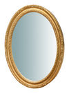 Biscottini SPECCHIERA DA PARETE VERTICALE/ORIZZONTALE IN LEGNO FINITURA FOGLIA ORO ANTICATO L62XPR4,4XH81 cm Made in Italy