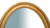 Biscottini SPECCHIERA DA PARETE VERTICALE/ORIZZONTALE IN LEGNO FINITURA FOGLIA ORO ANTICATO L62XPR4,4XH81 cm Made in Italy