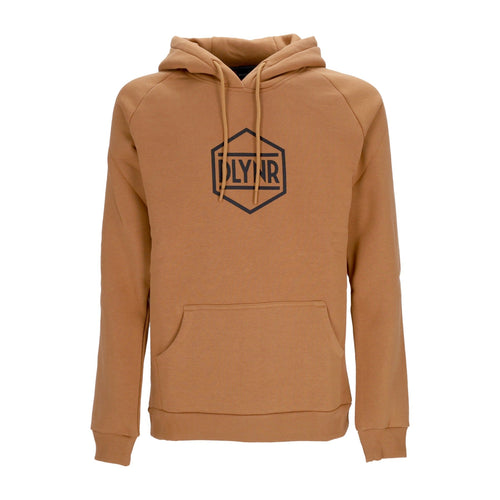 DOLLY NOIRE Felpa Cappuccio Uomo Logo Hoodie Khaki da uomo