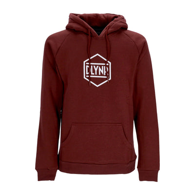 DOLLY NOIRE Felpa Cappuccio Uomo Logo Hoodie Bordeaux da uomo