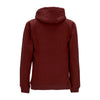 DOLLY NOIRE Felpa Cappuccio Uomo Logo Hoodie Bordeaux da uomo