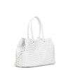 SHOPPING CON INTRECCIO E ACCESSORIO PENDENTE