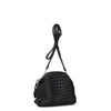POCHETTE CON INTRECCIO E ACCESSORIO PENDENTE