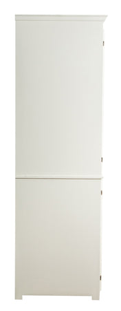 Biscottini Biscottini Credenza Cucina Legno Massello Tiglio Bianca Anticata 130x67x210