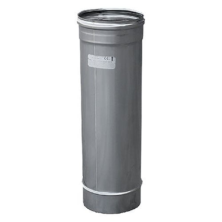 TUBO PER CANNA FUMARIA �� CM 15 - MT 0,5 -- IN ACCIAIO INOX - DF 7022010