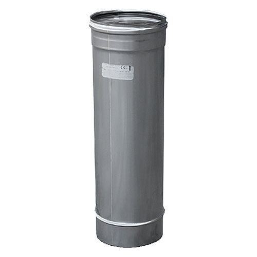 TUBO PER CANNA FUMARIA �� CM 15 - MT 0,5 -- IN ACCIAIO INOX - DF 7022010
