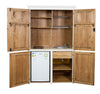Biscottini Biscottini Credenza Cucina Compatta Tiglio 130x67x210 Frigo 115 Induzione A+