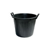 MASTELLO LT 65 + MANICI NERO VASO SECCHIO EDILIZIA GIARDINO DF 612919