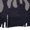 VISION OF SUPER Maglione Uomo Double Flames L/s Jumper London Fog da uomo