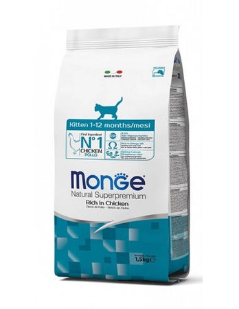 Monge Natural Superpremium secco Gatti Kitten pollo