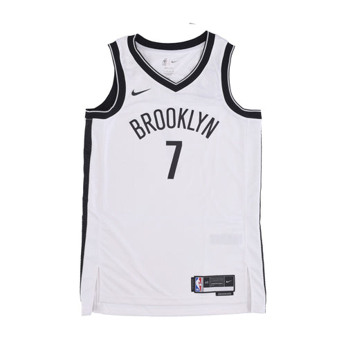 NIKE NBA Canotta Basket Uomo Nba Dri Fit Swingman Jersey No 7 Kevin Durant Bronet White da uomo