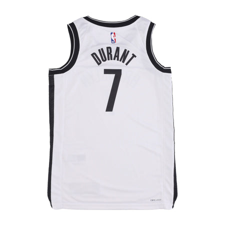 NIKE NBA Canotta Basket Uomo Nba Dri Fit Swingman Jersey No 7 Kevin Durant Bronet White da uomo
