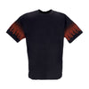VISION OF SUPER Maglietta Uomo Negative Flames Tee Black/red da uomo