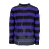 VISION OF SUPER Maglione Uomo Black Flames Jumper Purple da uomo