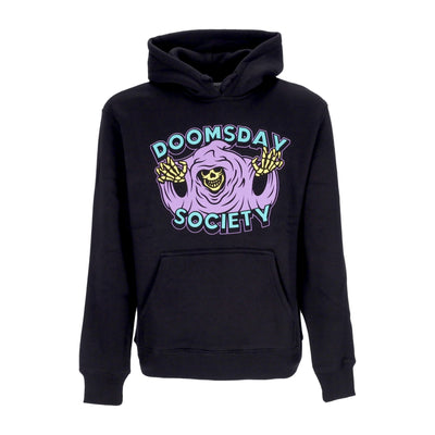 DOOMSDAY Felpa Cappuccio Uomo Peekaboo Hoodie Black da uomo