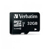 Memoria Micro SDHC Pro U3 32 Gb Verbatim 47041 - Transflash 32 Gb - Class10 UHS-3 - Lettura 90 MB/s - Adattatore incluso