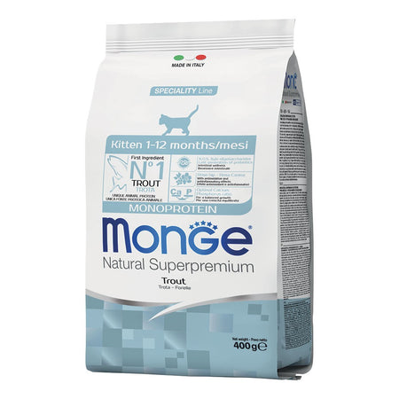 Monge Speciality Line Monoprotein secco Gatti Kitten trota