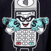 DOOMSDAY Felpa Cappuccio Uomo Contactless Hoodie Black da uomo