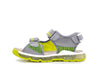 GEOX Sandali bambino J. S. ANDROID B. A grigio lime