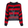 VISION OF SUPER Maglione Donna Black Flames Jumper Red da donna
