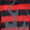 VISION OF SUPER Maglione Donna Black Flames Jumper Red da donna