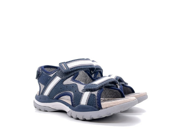 GEOX Sandali bambino BOREALIS B. B. Navy grigio