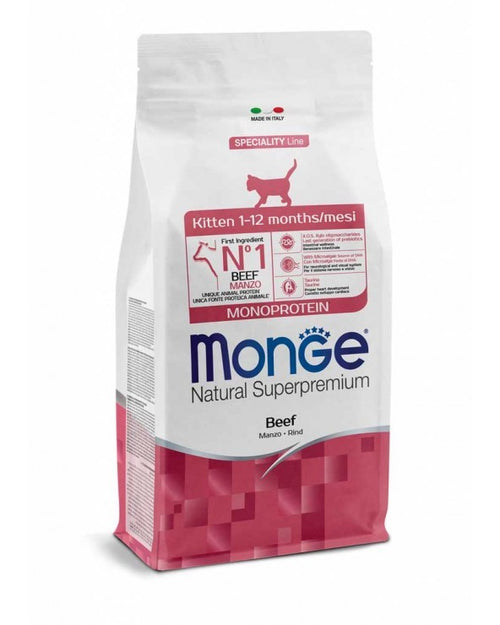 Monge Speciality Line Monoprotein secco Gatti Kitten manzo