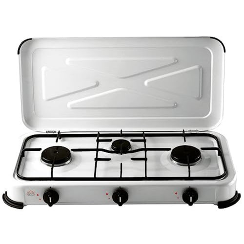 DCG FBA-3Y-9NBF-A8KN Fornello 3 fuochi, 1500 W, Bianco