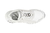 SNEAKERS IN PELLE E RASO CON ACCESSORIOE SUOLA CON LOGO